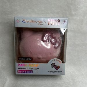 Hello Kitty Fizzy Bath Bomb Aromatherapy Coco Rose Limited Edition